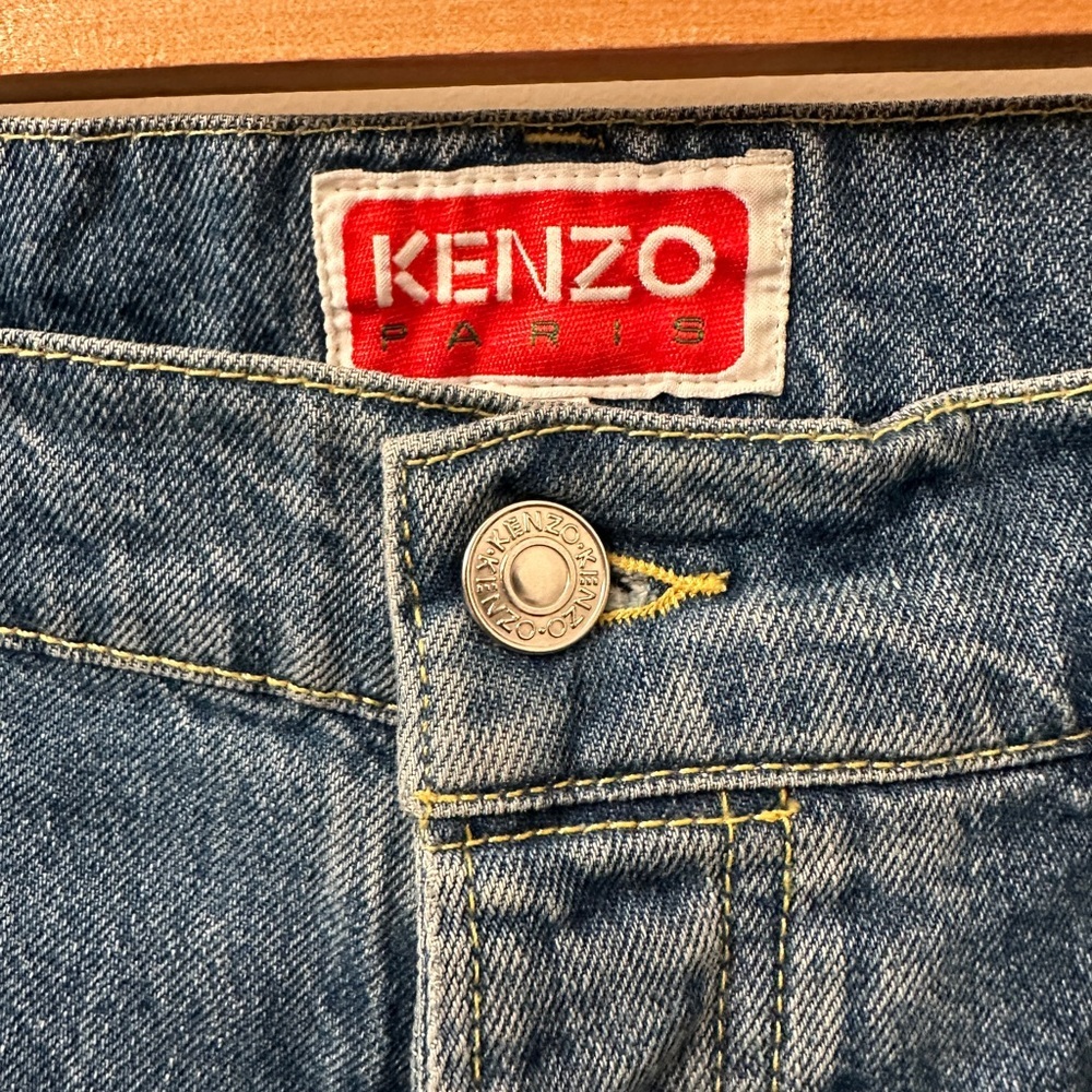 Kenzo Blue Relaxed Men Jeans - Picture 5 of 8